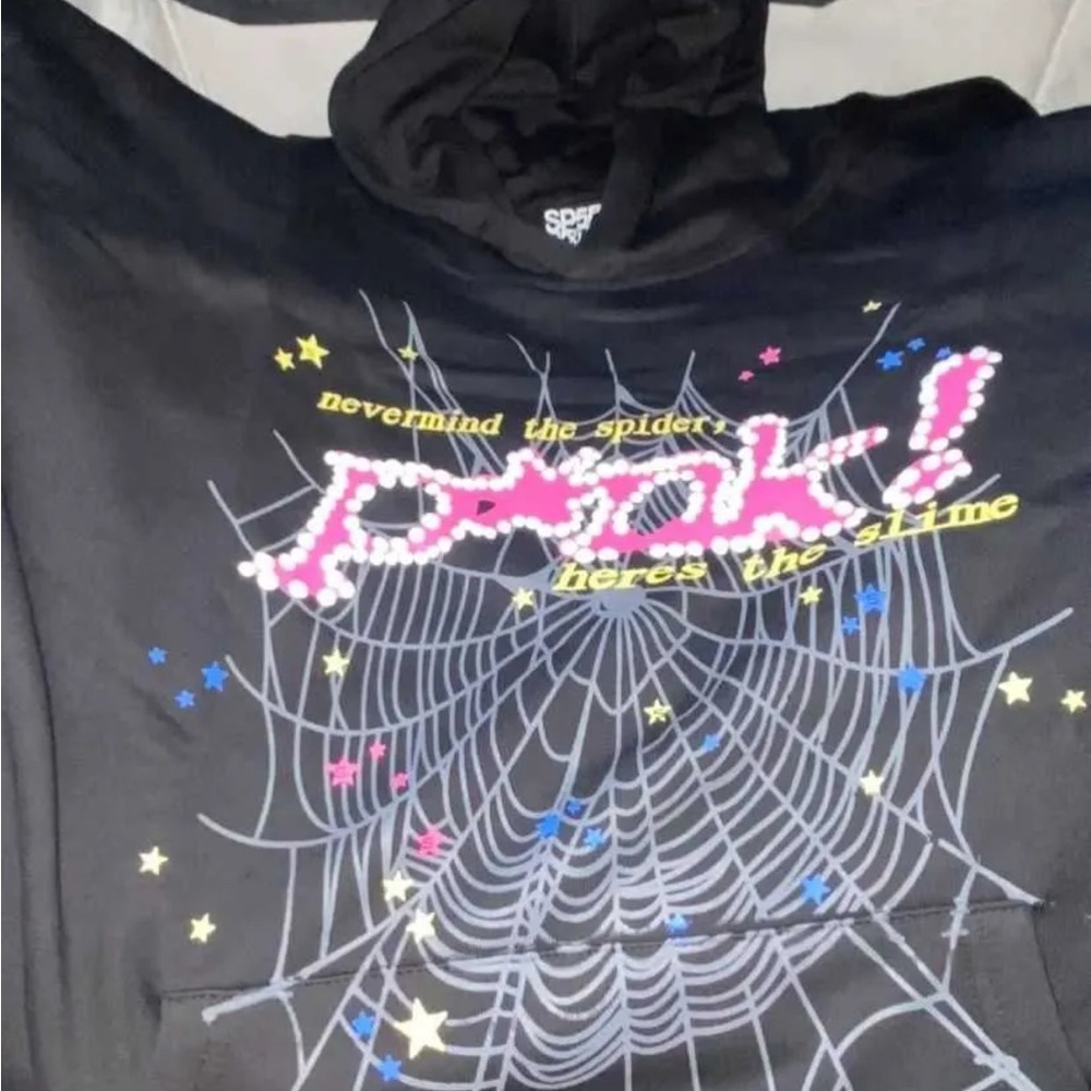 PINK SPIDER HOODIES